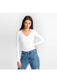 Sweater Básico Jersey COLOR-BLANCO-S