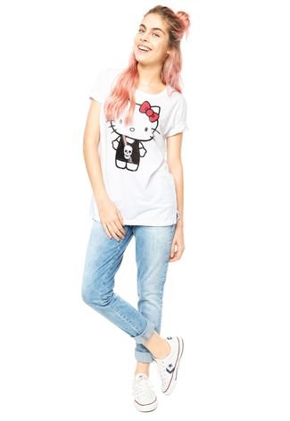 Camiseta Ellus Hello Kitty Branca