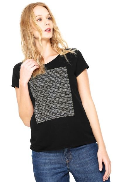 Camiseta Guess Straight Preta - Marca Guess