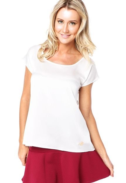 Blusa Lucy in the Sky Tiras Branca - Marca Lucy in The Sky