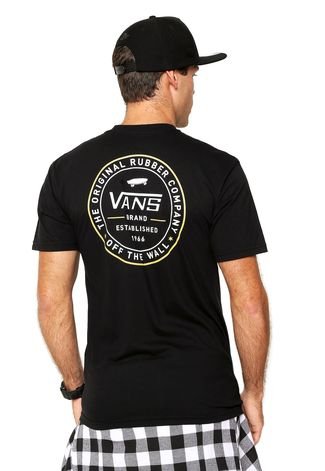Camiseta Vans Established 66 Ss Preta