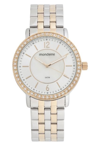 Relógio Mondaine 94808LPMVBE3 Prata/Dourado - Marca Mondaine