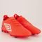 Chuteira Umbro Adamant Club Campo Coral e Branca - Marca Umbro