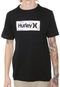 Camiseta Hurley Silk O&O Tropic Preta - Marca Hurley
