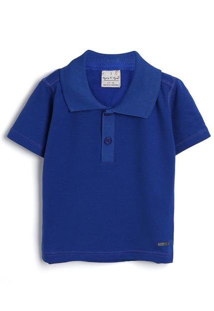 Camiseta Tigor T. Tigre Menino Lisa Azul - Marca Tigor T. Tigre