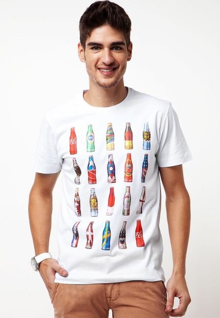 Camiseta Coca-Cola Clothing Brasil Funny Branca - Marca Coca-Cola Jeans