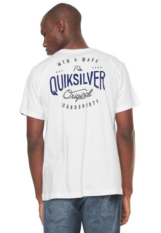 Camiseta Mountain Wave Quiksilver Branca