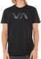 Camiseta RVCA VA All Black Preta - Marca RVCA