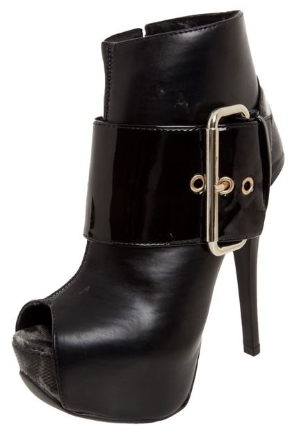 Ankle Boot Di Cristalli Padma Preta - Marca Di Cristalli