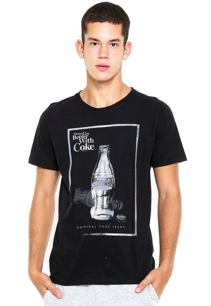 Camiseta Coca Cola Logo Preto - Marca Coca-Cola Jeans