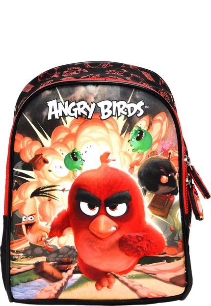 Lancheira Santino Angry Birds Preta - Marca Santino