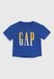 Camiseta GAP Infantil Logo Azul - Marca GAP