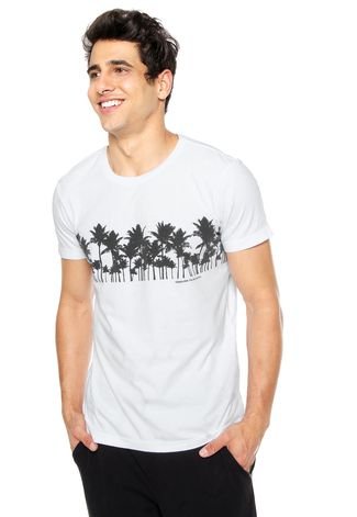 Camiseta Osklen Vintage Coconuts Branca