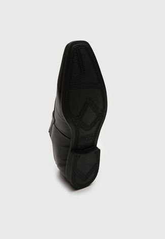 Sapato Social Ferracini Bico Quadrado Preto