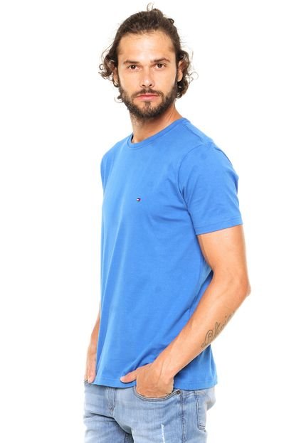 Camiseta Tommy Hilfiger Bordado Azul - Marca Tommy Hilfiger