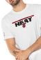 Camiseta New Era Miami Heat Branca - Marca New Era