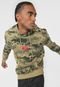 Blusa de Moletom Flanelada Fechada New Era Military Full Print Branded Verde - Marca New Era