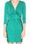 Vestido Guess Curto Plunging Verde - Marca Guess