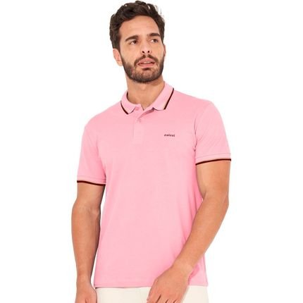 Camisa Polo Colcci Basic Line IN23 Rosa Masculino - Marca Colcci
