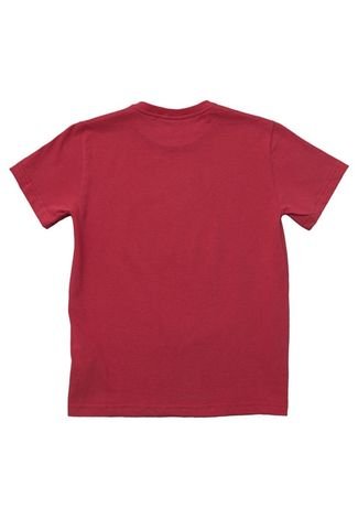 Camiseta Flocada Vermelho