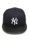 Boné New Era Fitted 5950 Stamped New York Yankees Azul/Preto - Marca New Era