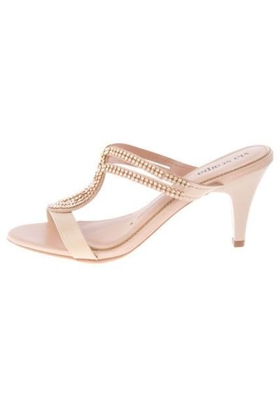 Sandalia tacon best sale rosa palo