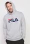 Moletom Fechado Fila Letter New Cinza - Marca Fila