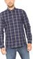 Camisa Calvin Klein Jeans Regular Xadrez Azul - Marca Calvin Klein Jeans