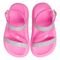 Sandália Infantil Menina Footz Nuvem Slide Com Strass Pink - Marca Footz