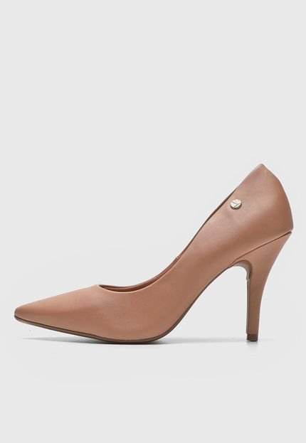 Scarpin Vizzano Bico Fino Nude - Marca Vizzano