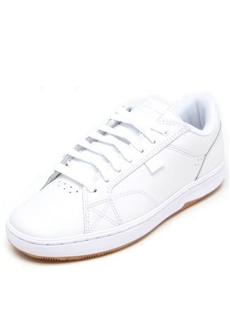 Tênis Couro DC Shoes Astor Branco