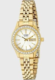 Reloj Mujer Classic Quartz Dorado Citizen
