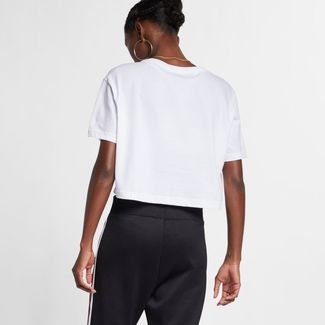 Camiseta Cropped Nike Sportswear Essential Branco