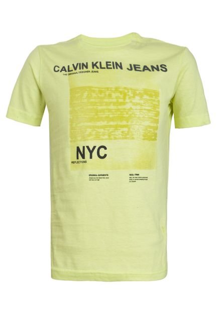 Camiseta Calvin Klein Jeans Verde - Marca Calvin Klein Kids