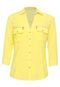 Camisa Facinelli Detalhes Amarela - Marca Facinelli