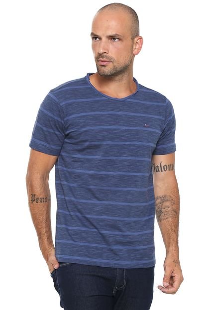 Camiseta Aramis Textura Azul - Marca Aramis