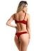 Conjunto IMI Lingerie Com Bojo Em Microfibra E Renda Fio Duplo Dafne Vermelho - Marca IMI LINGERIE