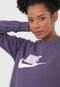 Blusa de Moletom Fechada Nike Sportswear W Nsw Essntl Crew F Roxo - Marca Nike Sportswear