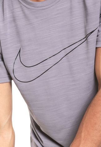 Camiseta Nike M Nk Superset Top Ss Gfx Cinza