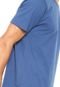Camiseta Dixie Aplique Azul - Marca Dixie
