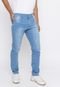 Calça Skinny Masculina em Jeans Azul - Teodoro - Marca Unak