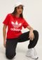 Camiseta adidas Originals Adicolor Classics Trefoil Vermelha - Marca adidas Originals