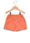 Short Kyly Fashion Infantil Laranja - Marca Kyly