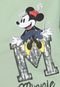 Moletom Flanelado Fechado Cativa Disney Minnie Mouse Verde - Marca Cativa Disney