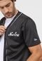 Camisa New Era Reta Jersey Core Pipping Brand Preta - Marca New Era