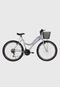 Bicicleta Aro 26 18Mmusa Branco e Violeta com cestão Athor Bikes - Marca Athor Bikes