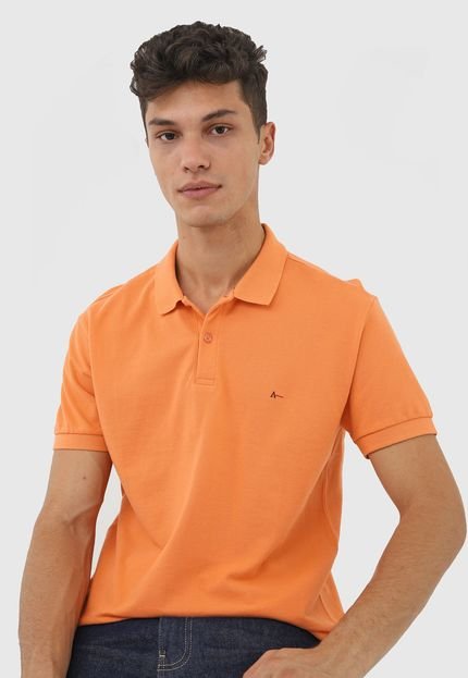 Camisa Polo Aramis Reta Logo Laranja - Marca Aramis