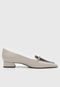 Scarpin Jorge Bischoff de Couro Baixo Off-White - Marca Jorge Bischoff