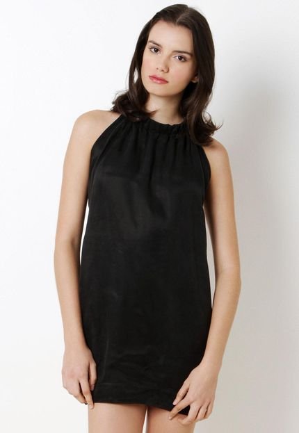 Vestido Animale Pregas Preto - Marca Animale