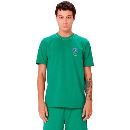 Camiseta Hering Básica Comfort Básicos do Brasil   VERDE - Marca Hering